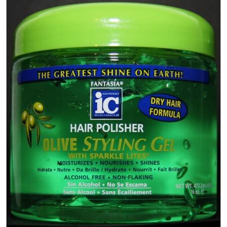 Fantasia IC Hair Polisher Olive Styling gel 