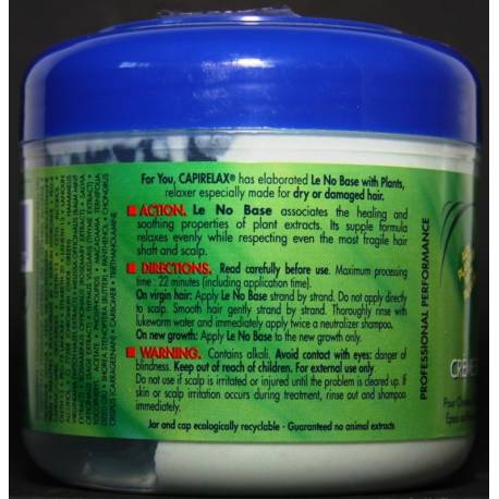 CAPIRELAX Paris - le No Base creme relaxer