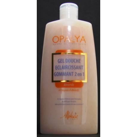 Opalya gel douche éclaircissant gommant 2 en 1