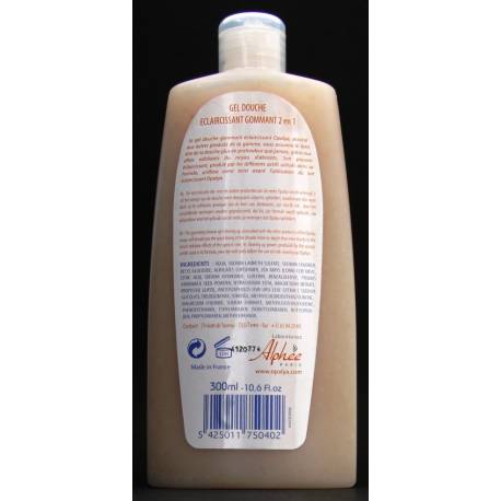Opalya gel douche éclaircissant gommant 2 en 1 Opalya gel douche éclaircissant gommant 2 en 1