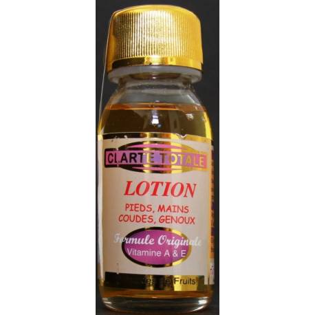 Clarté Totale lotion pieds, mains, coudes, genoux