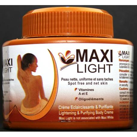 Maxi Light Lightening and purifying body creme