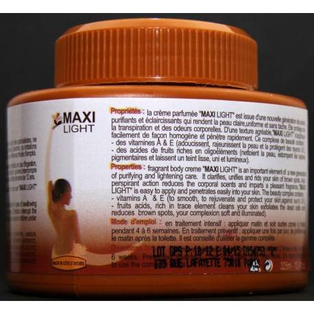 Maxi Light Crème éclaircissante et purifiante