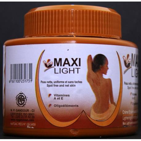 Maxi Light Lightening and purifying body creme