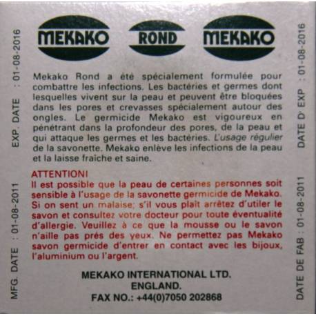 Mekako savon antiseptique