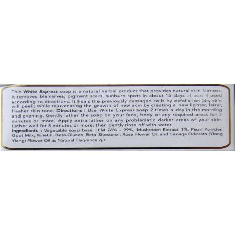 White Express savon éclaircissant et gommant