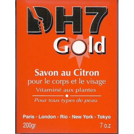 DH7 Gold Savon au citron pour le corps et le visage