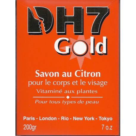 DH7 Gold soap with citrus extracts for face and body