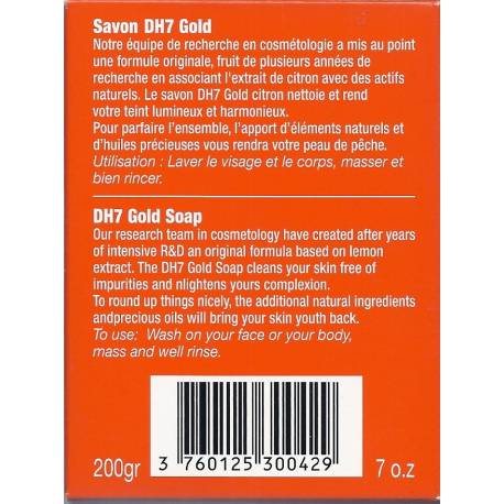 DH7 Gold soap with citrus extracts for face and body
