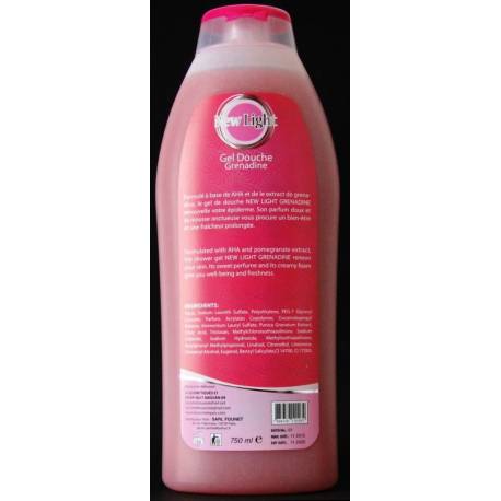 New Light grenadine shower gel