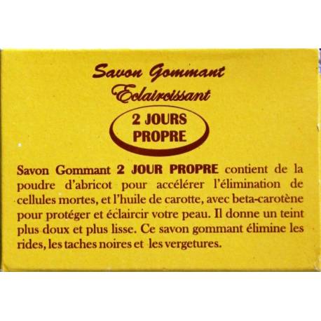 2 jours propre exfoliating and lightening soap