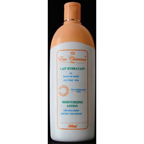 Eva Clairence moisturizing lotion - shea butter and aloe vera extracts