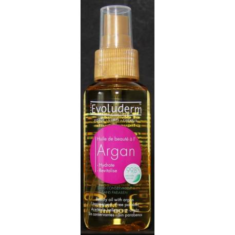 Evoluderm Beauty oil with argan