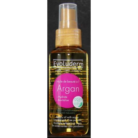 Evoluderm huile de beauté à l'argan