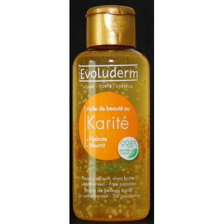 Evoluderm huile de beauté au karité