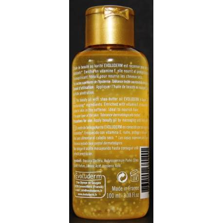 Evoluderm Beauty oil with shea butter
