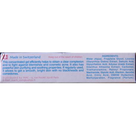 SKIN WHITE Gel éclaircissant purifiant