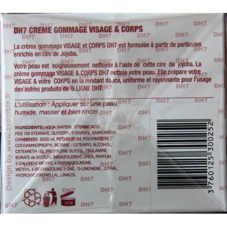 DH7 Rouge Crème gommage visage et corps	