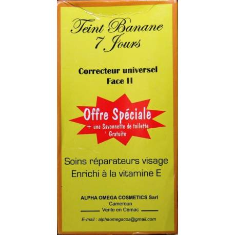 Teint Banane 7 jours - Face II Teint Banane 7 jours - Face II