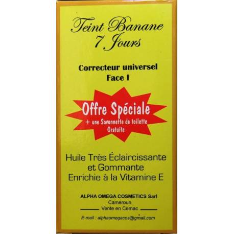 Teint Banane 7 jours - Face I