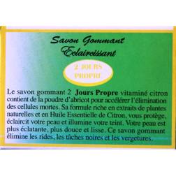 2 Jours Propre savon gommant éclaircissant - citron 2