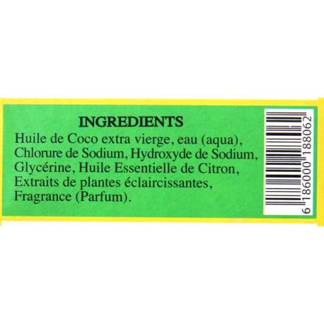 2 jours propre exfoliating and lightening soap - lemon