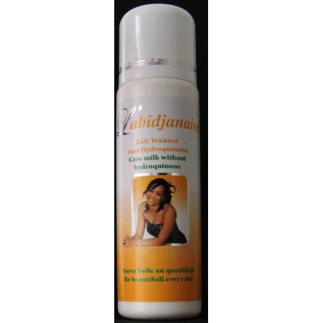 L'Abidjanaise lait traitant sans hydroquinone