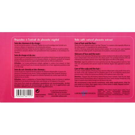 Keralong ampoules au placenta végétal