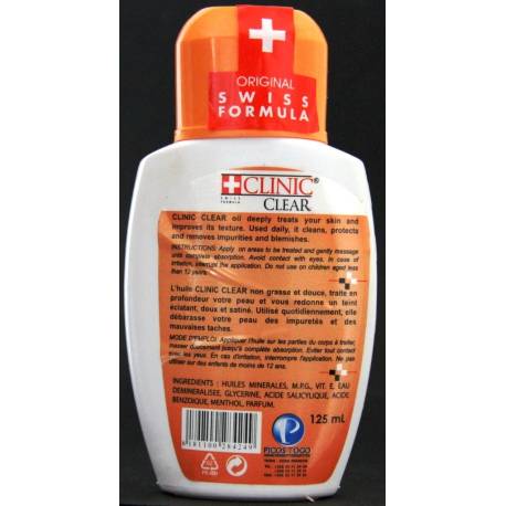 Clinic Clear Oil Clinic Clear Oil