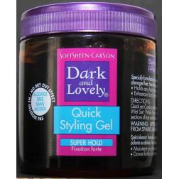 Dark and Lovely quick styling gel - super hold