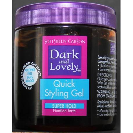 Dark and Lovely quick styling gel - fixation forte