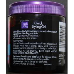 Dark and Lovely quick styling gel - super hold