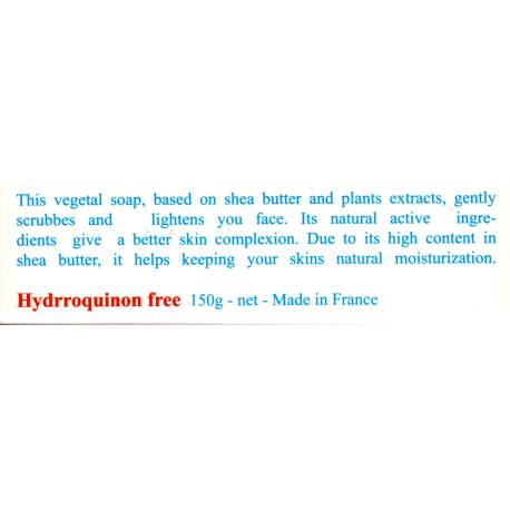 Eva Clairence Savon Gommant et éclaircissant au Karité