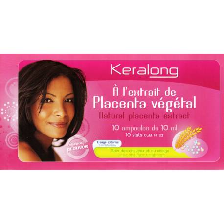 Keralong vials with natural placenta extract