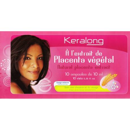 Keralong vials with natural placenta extract