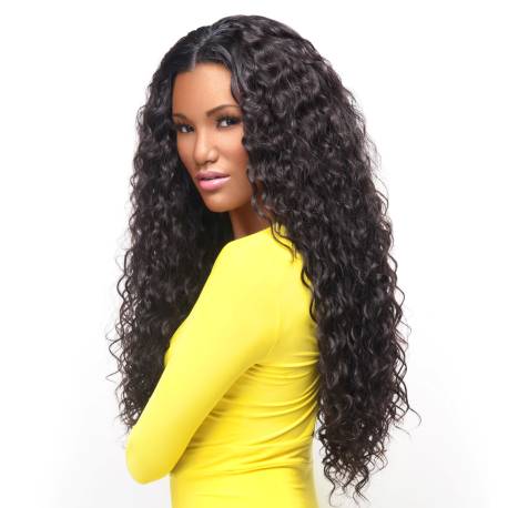 Sleek Virgin Gold brazilian curly