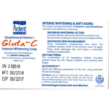 Gluta-C intense whitening soap