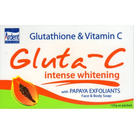 Gluta-C intense whitening soap with Papaya exfoliants