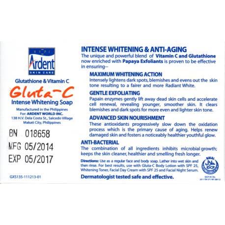 Gluta-C savon éclaircissant intense à la papaye