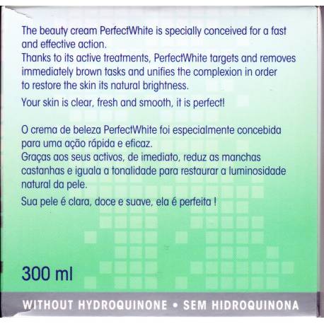 Perfect white lightening beauty cream - jar