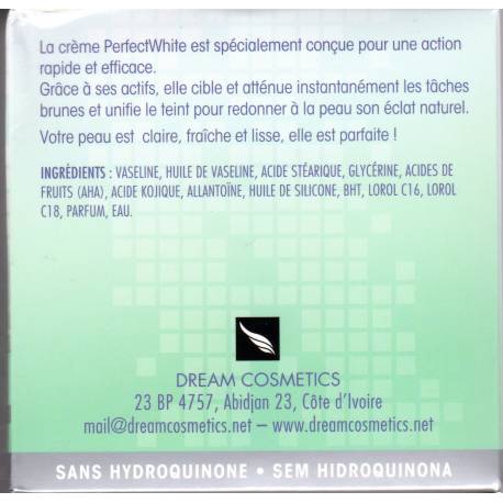 Perfect White crème de beauté clarifiante - pot