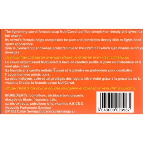 Nutricarrot lightening soap