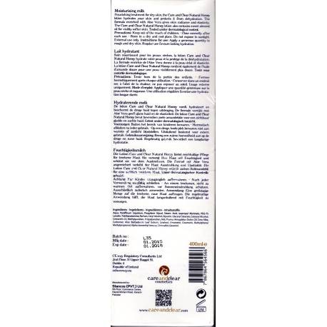 careandclear natural honey body lotion lait hydratant careandclear natural honey body lotion lait hydratant