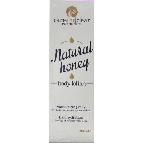 careandclear natural honey body lotion lait hydratant