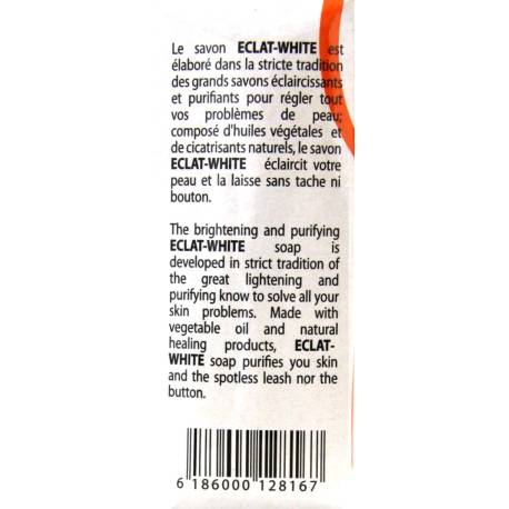 Eclat White whitening and purifying soap