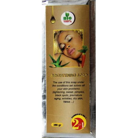 L'Ivoirienne lightening soap with carrot oil and aloe vera