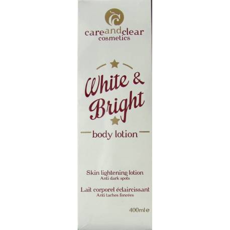 careandclear White and Bright lait corporel éclaircissant