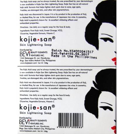 Kojie-san savon éclaircissant double pack