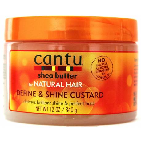 cantu shea butter natural hair define and shine custard