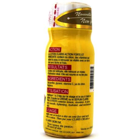 claris lotion éclaircissante et exfoliante
